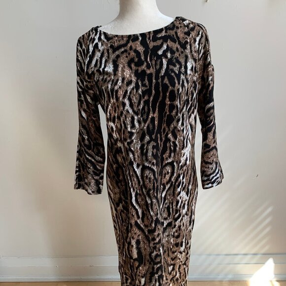 T Tahari Dresses & Skirts - T TAHARI BNWT Animal Print Sheath Dress NEW